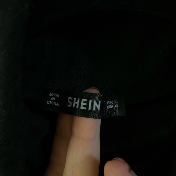 Ribbed High Neck Body Suit (BLACK & WHITE AVL.) - Picture 3 of 3